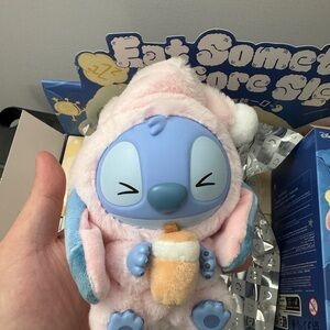 Authentic Miniso x Disney Stitch Eat Something Before Sleep - Milktea desire